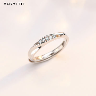 0.7in 0.06oz Sterling Silver Jewelry Rings Ibu Trendy Twisted Band Ring