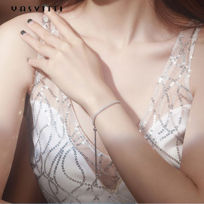 11in Sterling Silver Slider Gelang