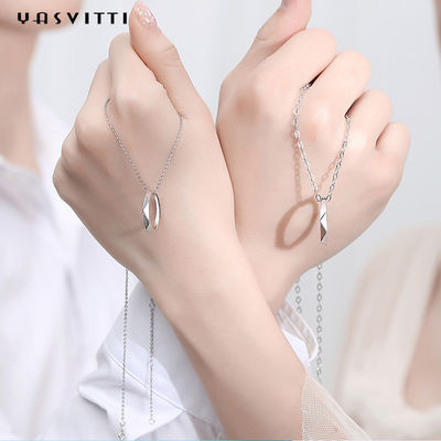 Kalung Cincin Cinta 2mm 33ft 0.14oz Stainless Steel Kalung Perak Padat
