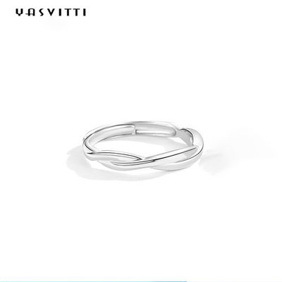 0.14cm 1.8g Sterling Silver Jewelry Rings Shell Shaped Party 925 Silver Ring
