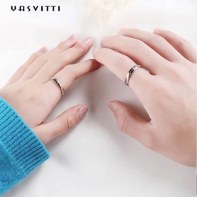 2.6g 0.75in Sterling Silver Jewelry Rings 18k Anniversary Shooting Star Ring