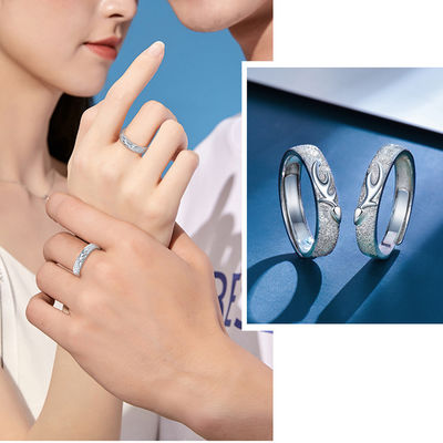 18.33mm 2.6 Gram Sterling Silver Jewelry Rings S990 Cincin Pernikahan Perak Polos