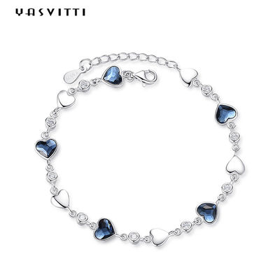0.19m 0.83in Sterling Silver Perhiasan Gelang Vintage Perak Gelang Pesona ODM