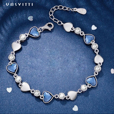 0.19m 0.83in Sterling Silver Perhiasan Gelang Vintage Perak Gelang Pesona ODM
