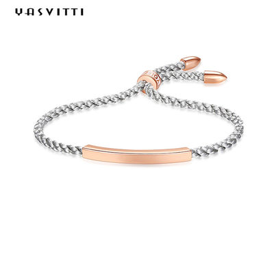 0.59ft 3.5g Silver Ball Slider Gelang 316L SS Rope Gelang Perak Buatan Tangan