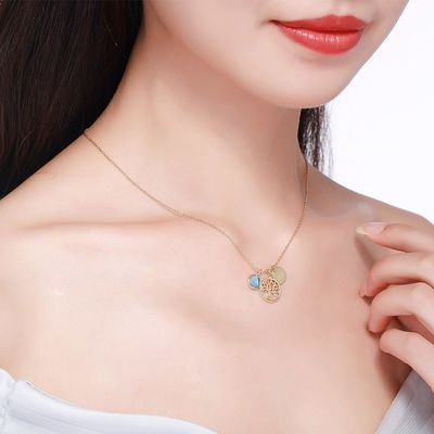 19in 25g Sterling Silver Perhiasan Kalung