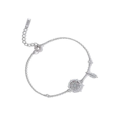 Gelang Perhiasan Perak Bunga Sterling