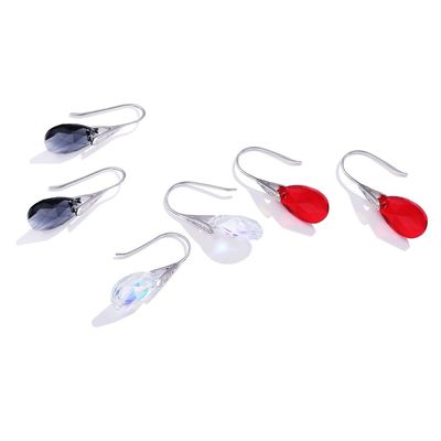 Anting-anting Perhiasan Perak Kait Panjang