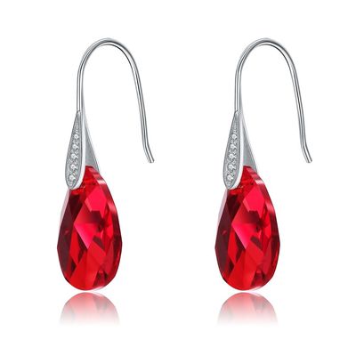 Anting-anting Perhiasan Perak Kait Panjang
