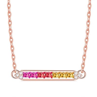 1.31ft 2.2g Sterling Silver Kalung Rantai S925 Rainbow 18 Inch Rantai Perak