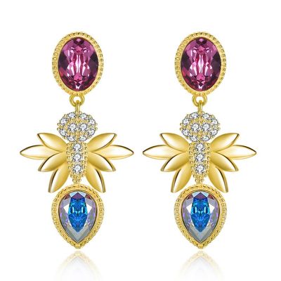 Anting Perhiasan Perak Hadiah Berlian