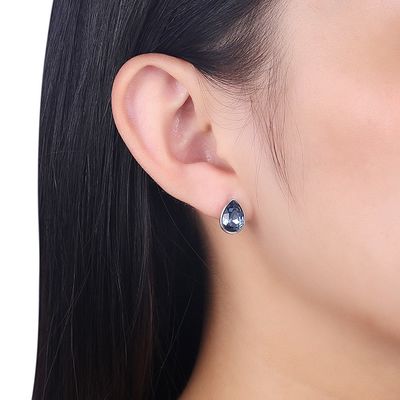 Anting Perhiasan Perak Merah Muda Wanita