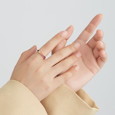8.3in 0,07oz Sterling Silver Crystal Ring 14k Cubic Zirconia Engagement Rings ODM