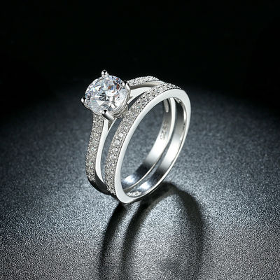 Berlian Moissanite Bentuk Bulat 1mm Sampai 15mm D EF GH IJ Warna Untuk Perhiasan Selamanya Untuk Pernikahan