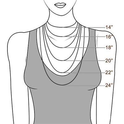 1.8ft 0.07oz Kustom Perak Kalung Trendi Festival Emas Papan Nama Kalung