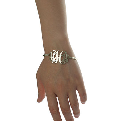 1,25&quot; 0,03lb Gelang Perak Kustom Gelang Nama Disesuaikan SGS