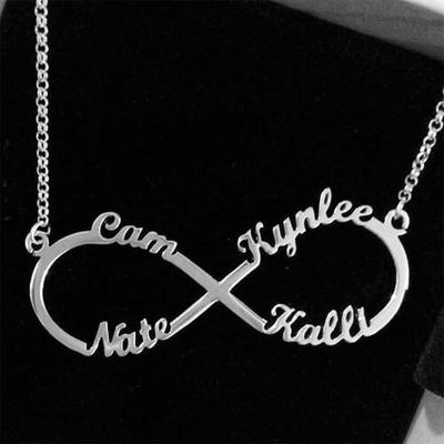 15.7in Infinity Kalung Perak Kustom