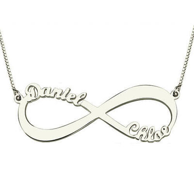 15.7in Infinity Kalung Perak Kustom