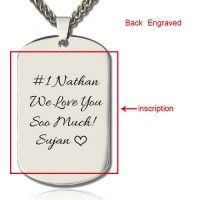 3g 1.96in Personalized Foto Kalung Unisex Stainless Steel Foto Kalung SGS