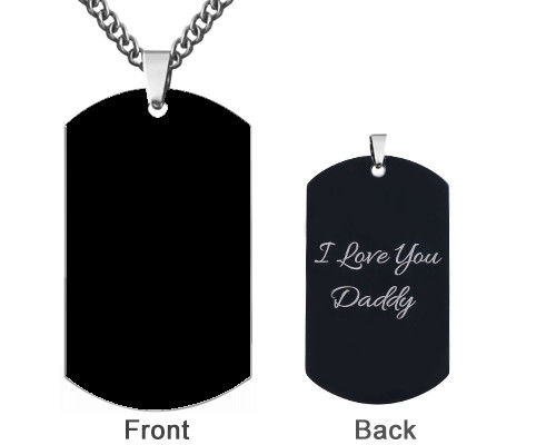 3g 1.96in Personalized Foto Kalung Unisex Stainless Steel Foto Kalung SGS