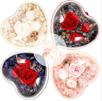 OEM Daur Ulang 0.406kg Kotak Hadiah Perhiasan Plastik 115 × 115 × 110mm kotak kemasan