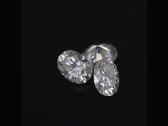 Berlian moissanite bulat